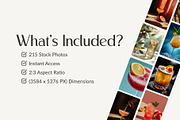 Aesthetic Luxury Cocktail Photos, a Food & Drink Photo by HipFonts (Thumbnail 2 of 9)