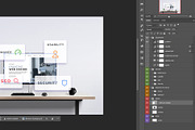 Performance UI Web Mockup, a Device Mockup by RSplaneta (Thumbnail 2 of 2)
