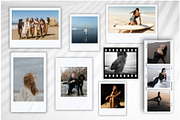 Polaroid frames | Film frame overlay, a Social Media Template by Presets store (Thumbnail 1 of 2)