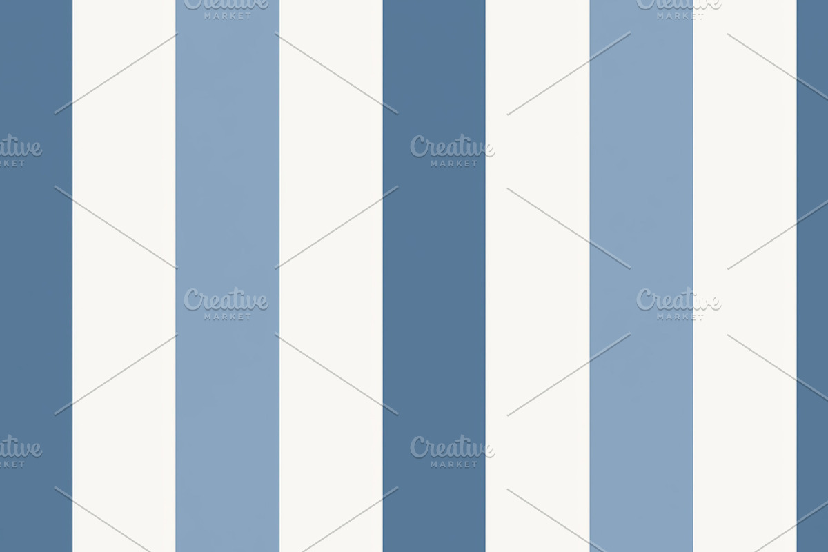 Seamless pattern, blue and white vertical stripes pattern creati, a Pattern Graphic by Studio ANNA