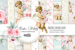 ANGEL DIGITAL PAPER PACK