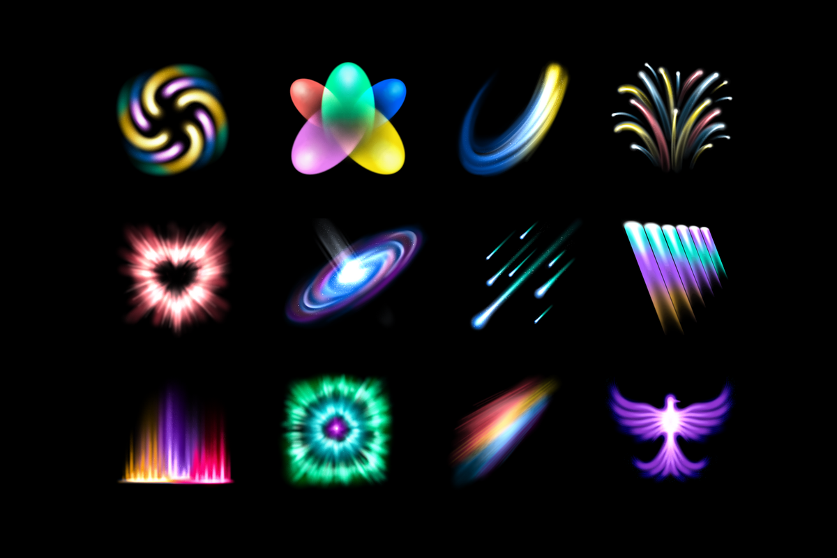 Shining Light Effects, a Decorative Illustration by Deemak Daksina (Photo 1 of 3)