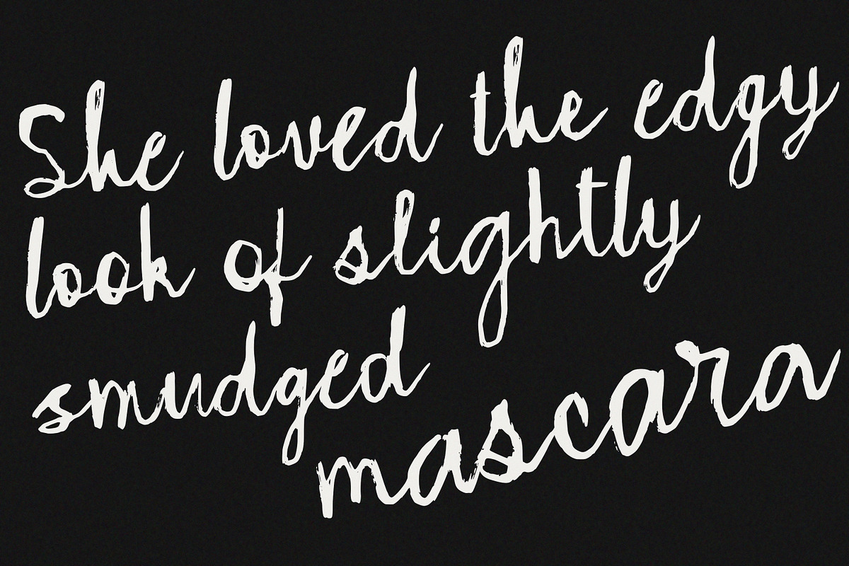 Raw Soul Expressive Messy Script, a Script Font by AnMark (Photo 8 of 15)