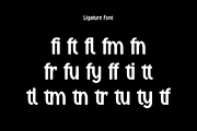 Mono Gaftety - Brand Identity Font, a Sans Serif Font by QR Design Studio (Thumbnail 10 of 15)