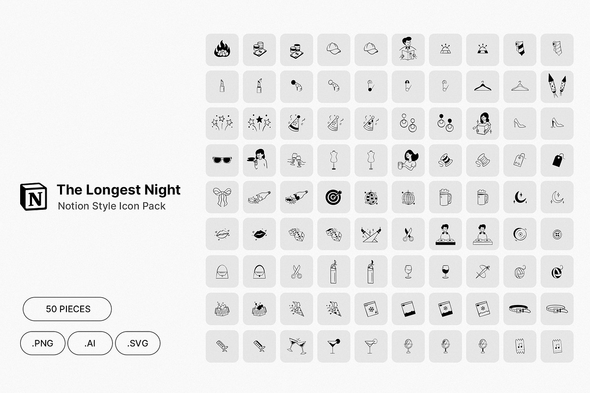 Notion Style Icons, an Object Graphic by Dirtybarn (Photo 1 of 4)