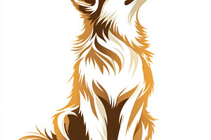 Golden Husky Puppy Sitting Looking U, an Animal Photo by Pixeness Studio