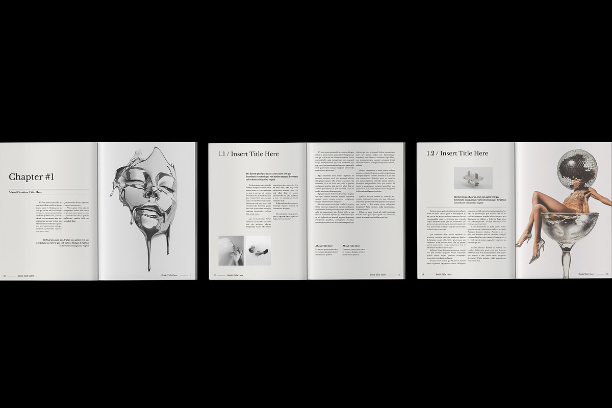 Book Title Layout Design Template, a Brochure Template by TemplateFolio-Shop (Photo 7 of 19)