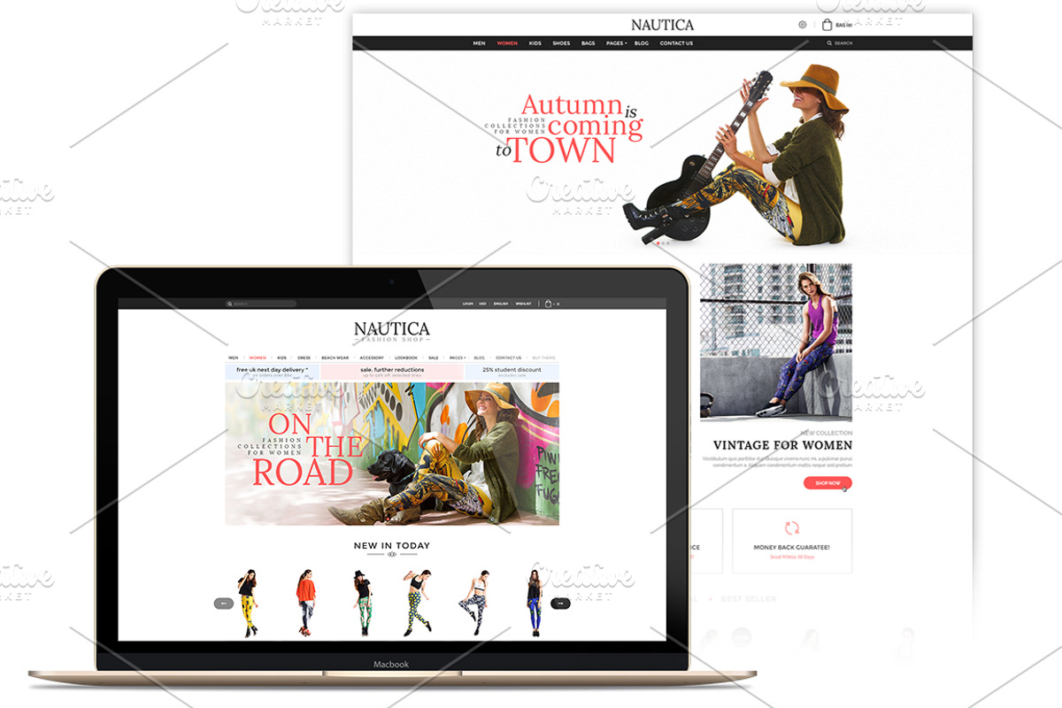 Nautica - Fashion eCommerce PSD, a Websites & App Template by EngoCreative.com (Photo 2 of 5)