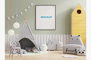 Kids frame mockup 007, a Household Mockup by vanitjan (Thumbnail 1 of 2)