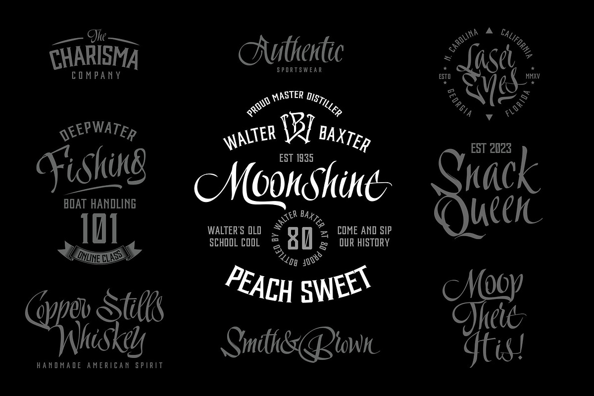 Baton Rouge Font Duo, a Sans Serif Font by vatesdesign (Photo 3 of 5)