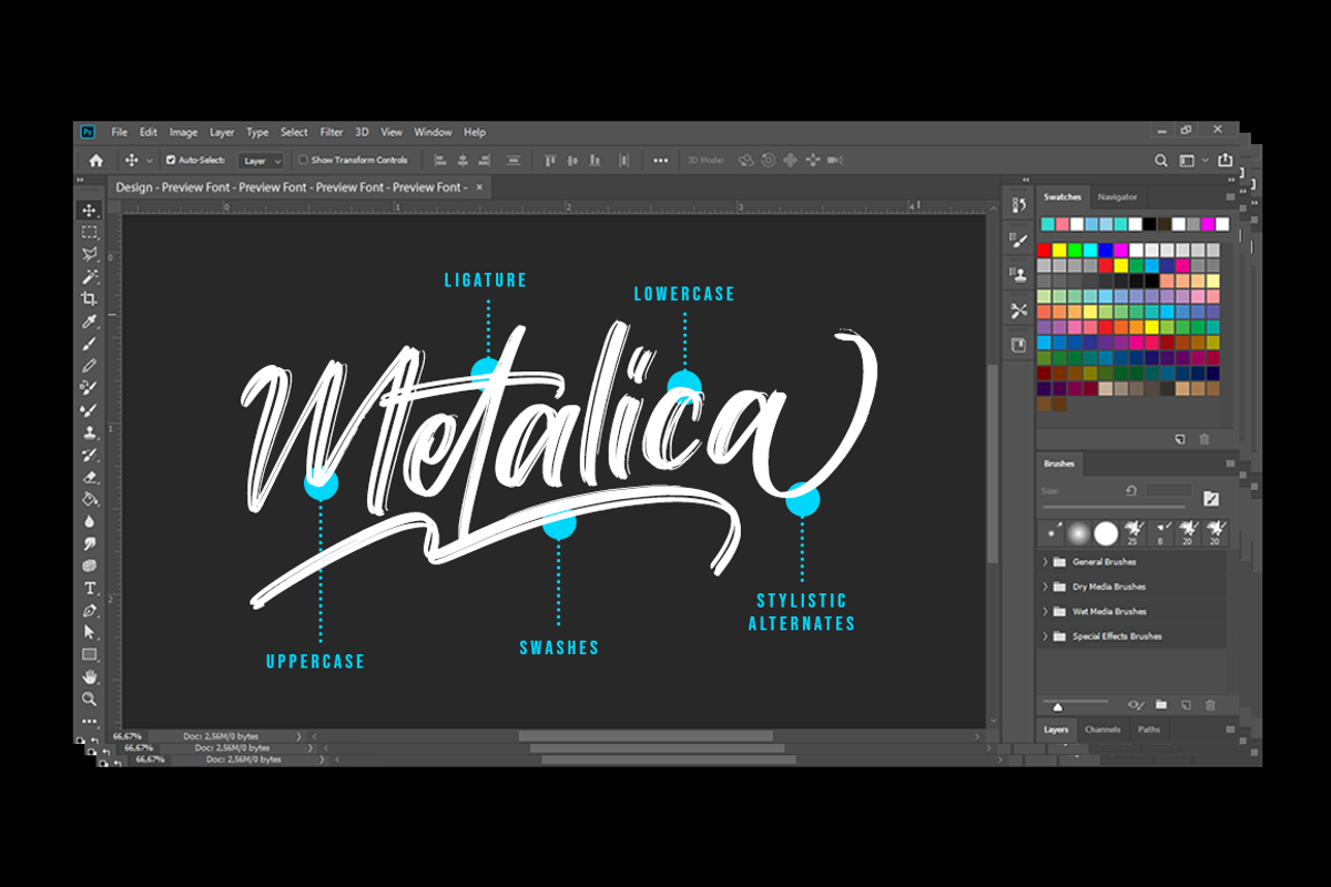 Brostone - Brush Font, a Script Font by RockboyStd (Photo 8 of 12)