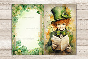 St. Patrick's Day Junk Journal Pages, a Seasonal Illustration by GlamArtZhanna (Thumbnail 5 of 10)