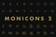 Monicons 2 - 100 icons, an Outline Icon by timboelaars (Thumbnail 1 of 3)