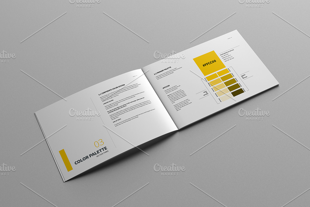 Brand Manual 32 Pages A4 / US Letter, a Brochure Template by Mastergfx (Photo 21 of 31)