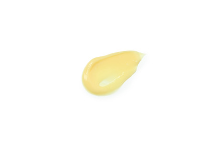 Hair care product smear isolated on white background, a Beauty & Fashion Photo by AtlasStudio