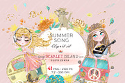 Summer Song, an Illustration by Scarlet Island (Thumbnail 2 of 6)