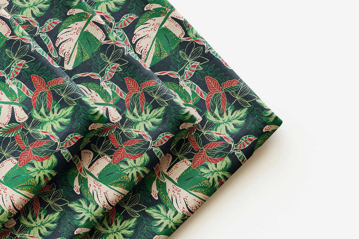 Exotic Tropical Jungle Pattern, a Pattern Graphic by StudioGlouna (Photo 4 of 5)