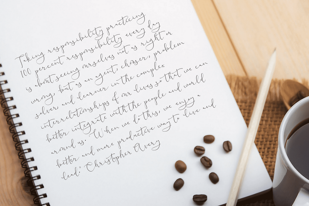 Blooming Valerian Font, a Handwritten Font by Letterhanna Studio (Photo 8 of 19)