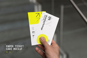 Entrance Ticket Mockup