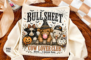 Bull Sheet Cow Lover Club Halloween, a Seasonal Illustration by Libby Wishes (Thumbnail 1 of 3)