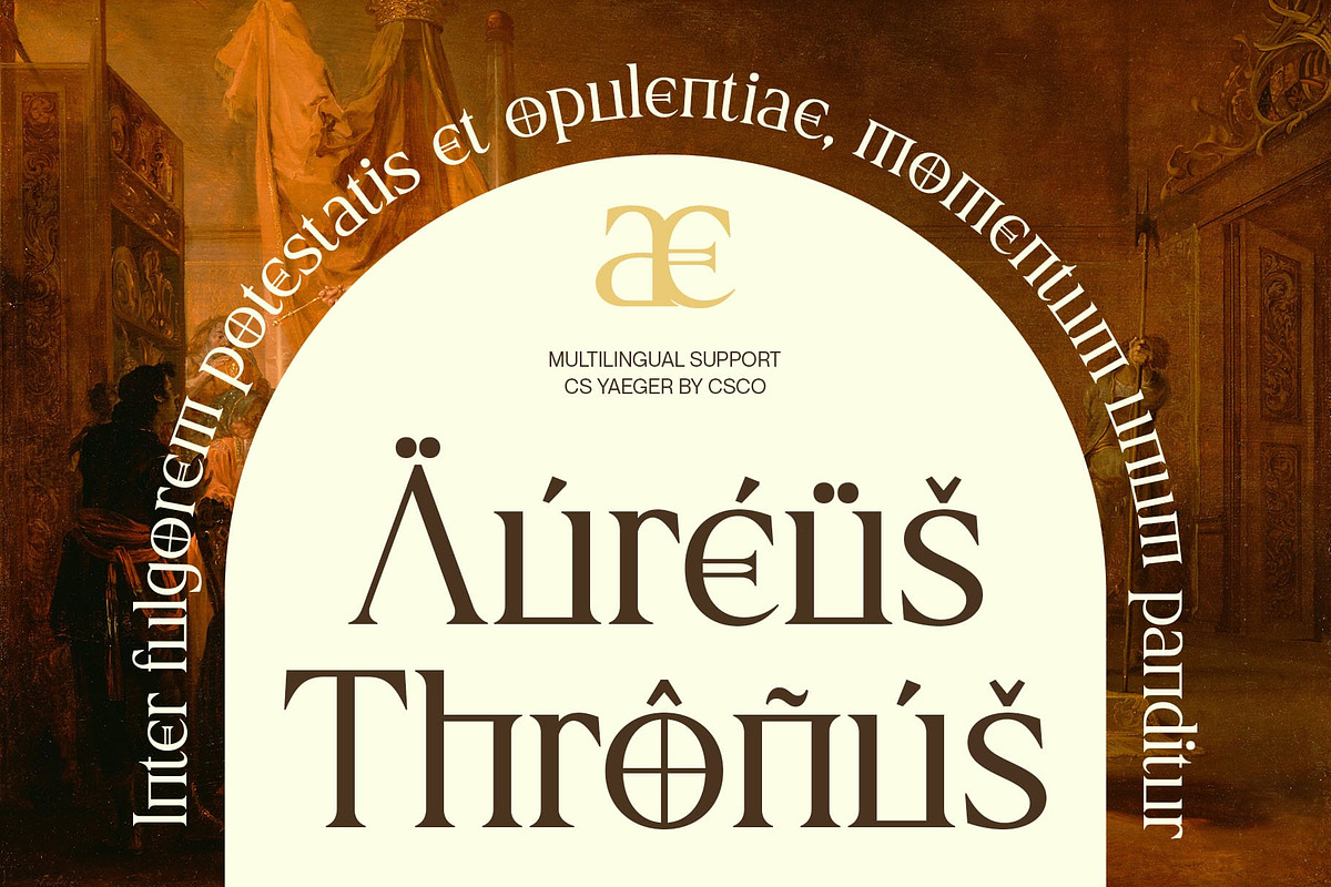 CS Yaeger – Ancient Greek Font, a Serif Font by Craft Supply Co. (Photo 6 of 8)