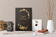 Apples and branches Watercolor set, an Illustration by NataliVA (Thumbnail 6 of 9)