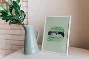 A4 Frame Mockup on a table, a Print Template by HeraclesVisuals (Thumbnail 2 of 2)