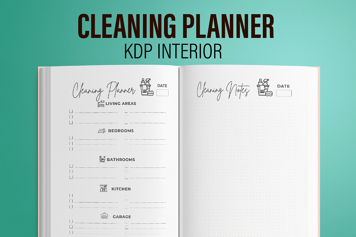 Cleaning Planner KDP Interior, a Templates & Theme by MatiArtShop (Photo 1 of 2)