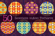 Set of Indian patterns, a Pattern Graphic by Mallinka (Thumbnail 1 of 4)