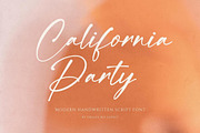 California Party, a Handwritten Font by CreateBigSupply (Thumbnail 1 of 10)