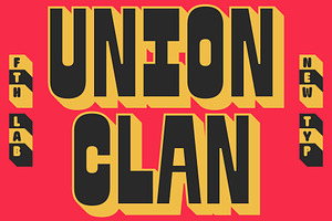 Union Clan | Shadow Font