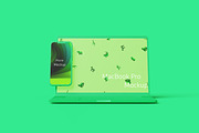 MacBook Pro&iPhone 13 Clay Mockups, a Mac Mockup by 2M GRAPHICS DESIGN (Thumbnail 2 of 9)