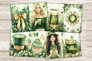 Lucky Junk Journal Pages, a Person Illustration by GlamArtZhanna (Thumbnail 3 of 10)