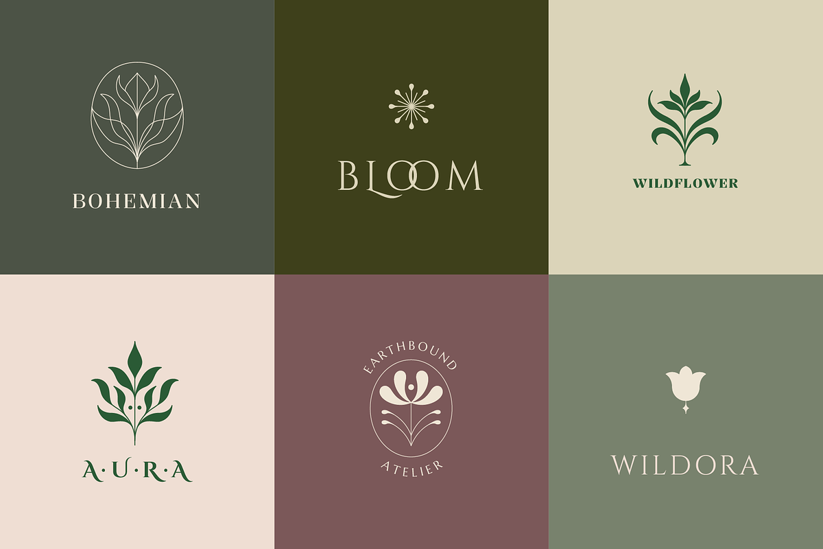 Botanica, marks and logos, a Graphic by venimo (Photo 3 of 9)