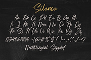 Silence - Textured Font, a Script Font by Vava Aryanto (Thumbnail 10 of 10)