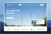 Solar & Renewable Energy Website UI, an UI Kit Template by peterdraw (Thumbnail 1 of 7)