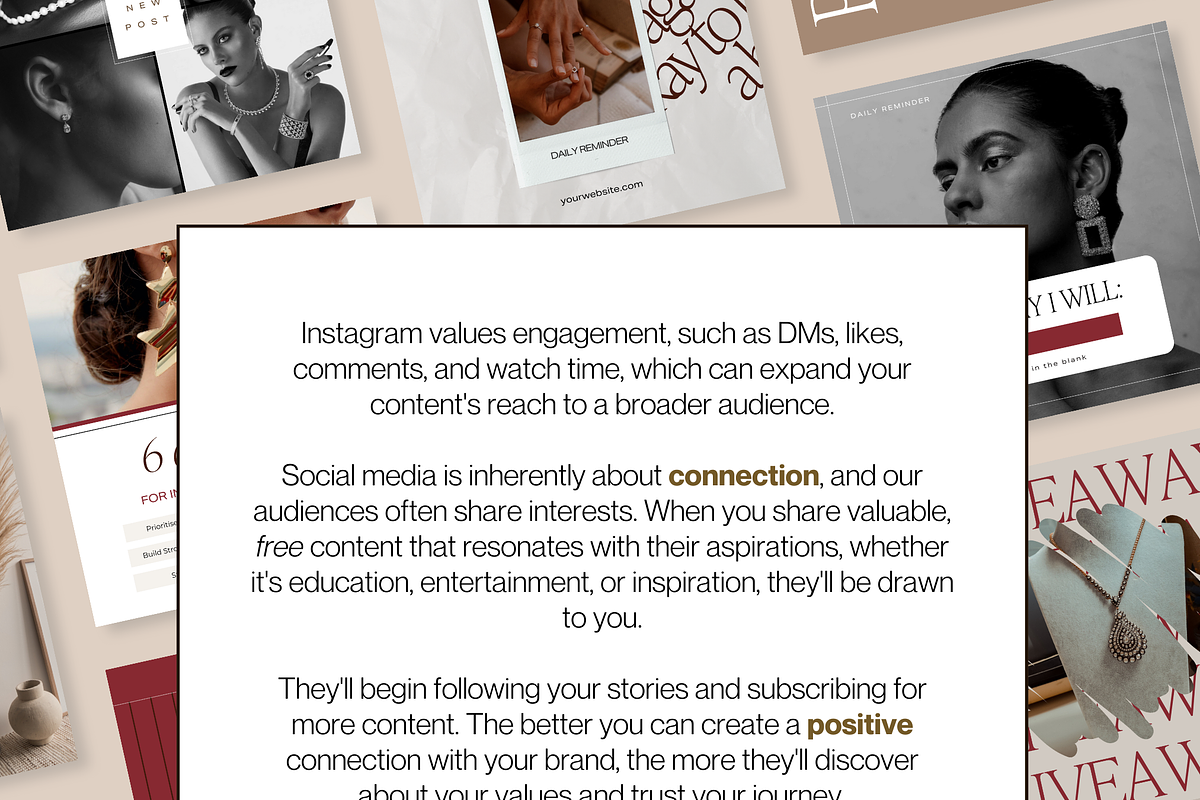 36 Luxury Instagram Templates, a Social Media Template by The Lone Crowd (Photo 8 of 9)