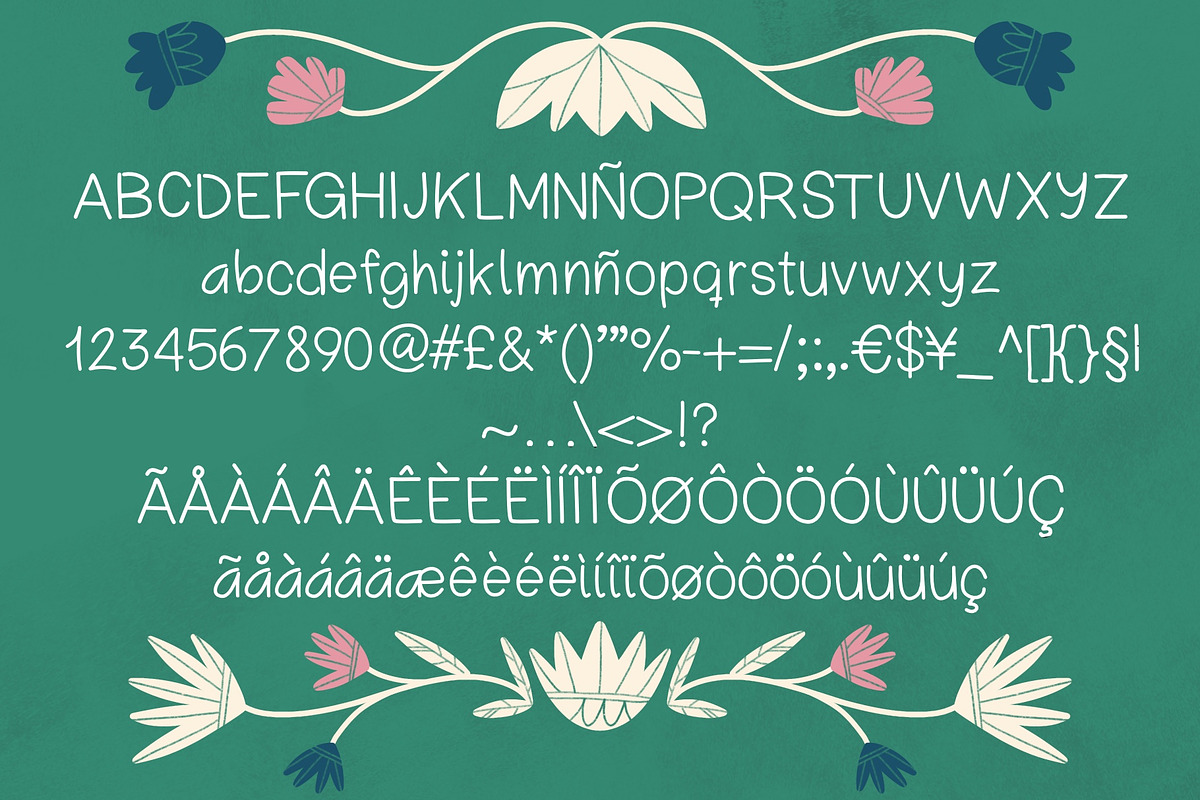 Mirella font preview 2
