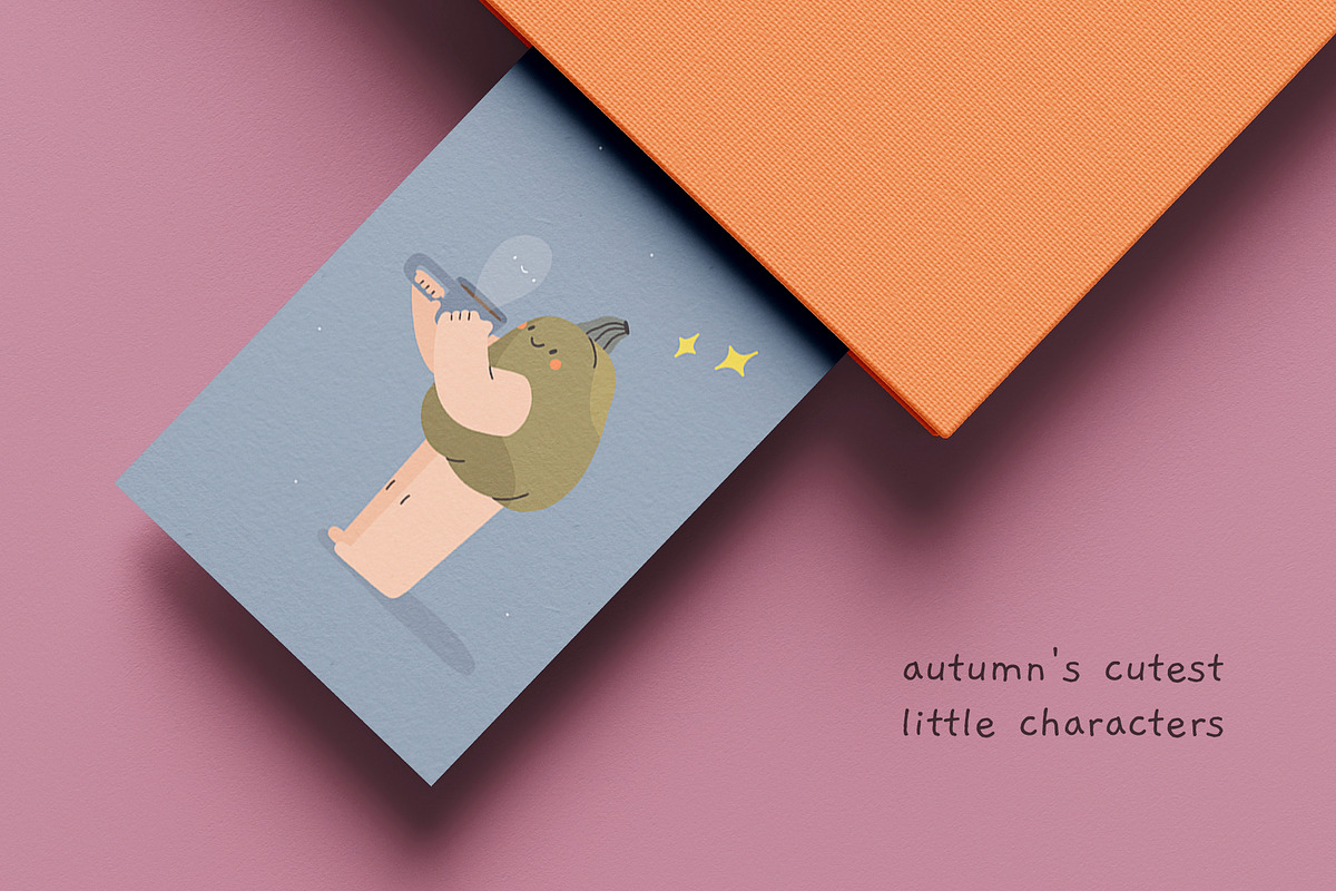 Pumpkin Season Pattern + Characters, a Pattern Graphic by iliveinoctober (Photo 7 of 11)