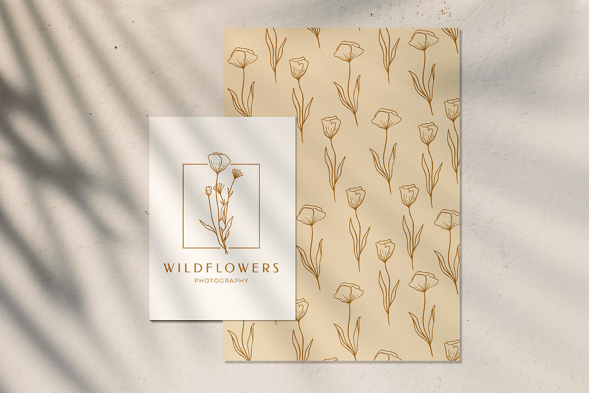 Wildflowers & Vintage patterns, a Pattern Graphic by Yamurchik (Photo 3 of 12)
