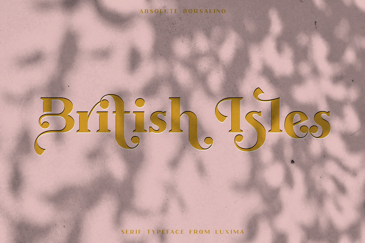 Absolute Borsalino - Serif Font, a Serif Font by Luxima (Photo 13 of 15)