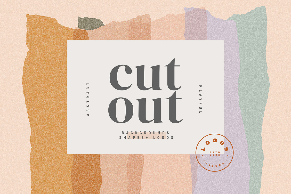 Cutout - Backgrounds, Shapes + Logos, a Texture Graphic by Basia Stryjecka (Photo 1 of 22)