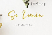 So Lomin - Valentine font, a Script Font by Zmapist (Thumbnail 1 of 6)