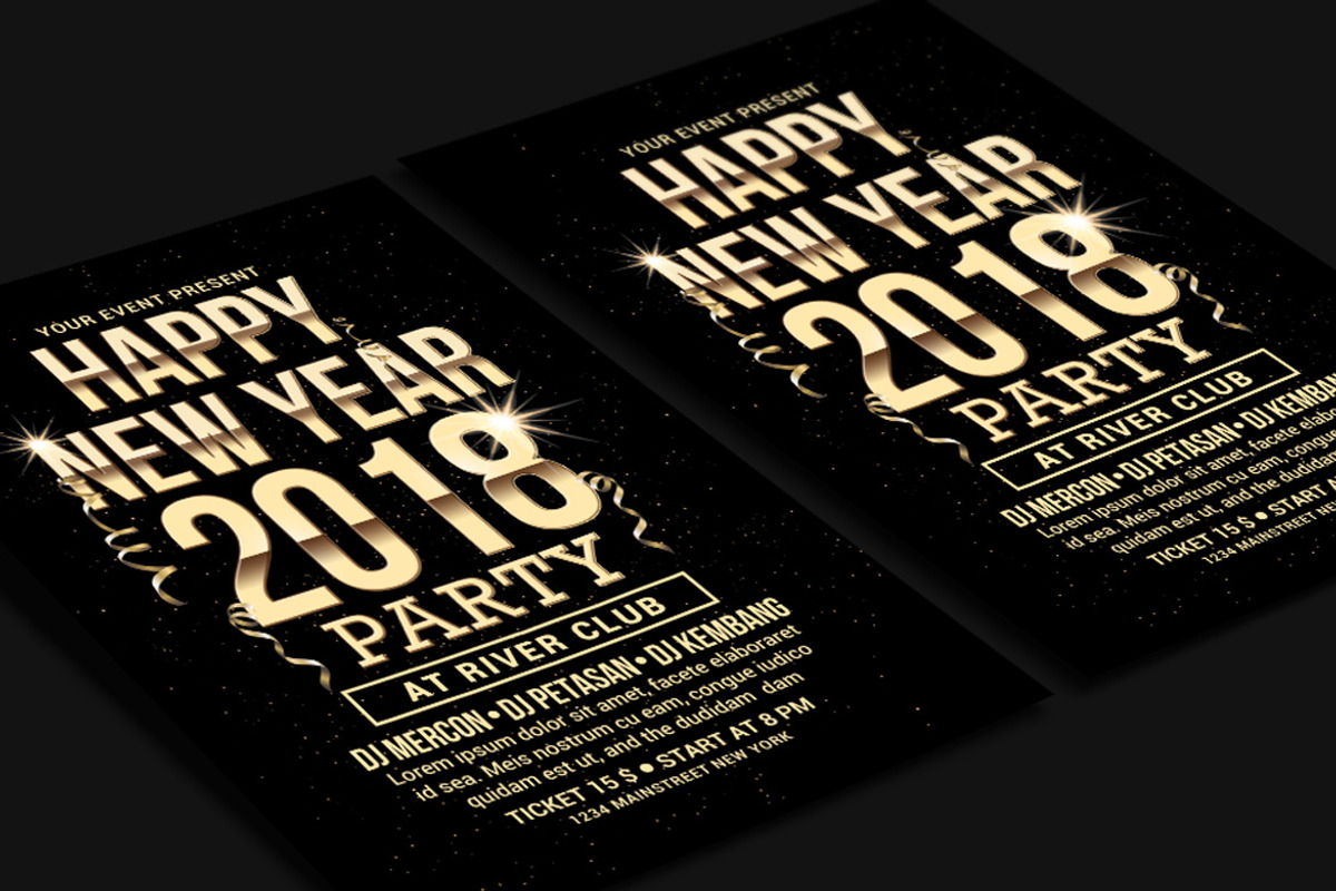 New Year Flyer, a Flyer Template by Muhamad Iqbal hidayat (Photo 2 of 4)