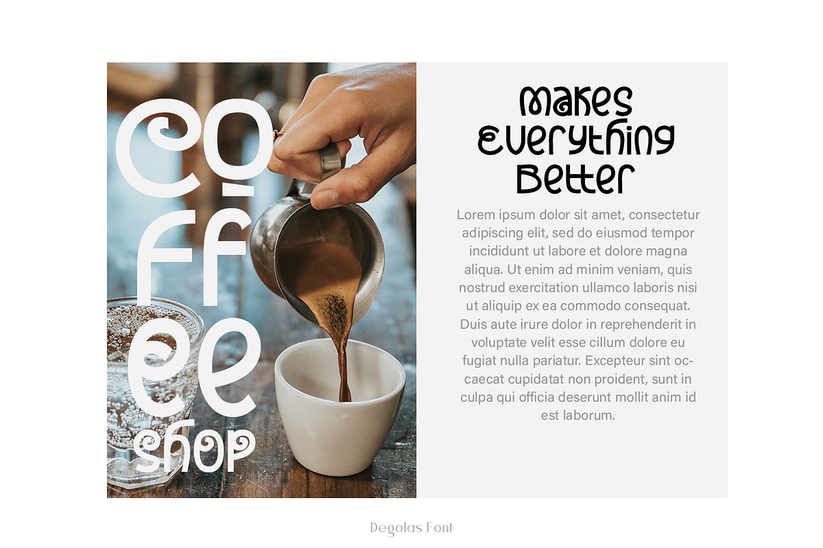 Degolas Font, a Sans Serif Font by madeDeduk (Photo 9 of 10)