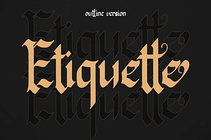 Rudra Great Blackletter Typeface