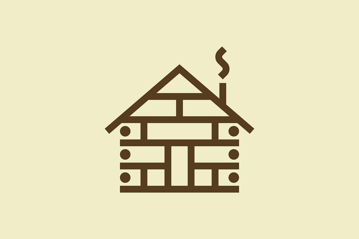Cabin Woods Cottage Outdoor Logo, a Branding & Logo Template by Buqancreative (Photo 4 of 4)