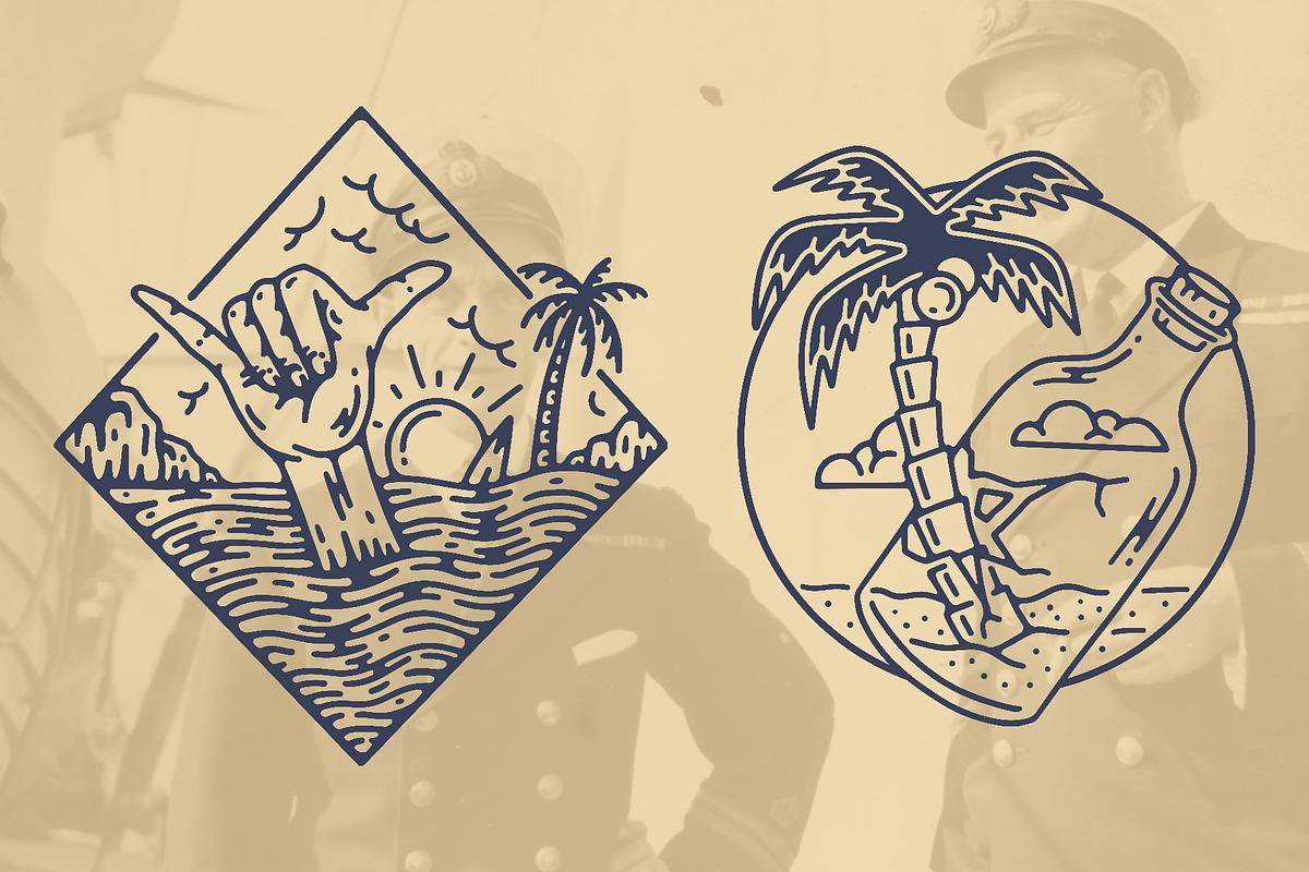 Tattooed Sailor | Vintage Serif Font, a Serif Font by Beveled Design Co. (Photo 15 of 18)