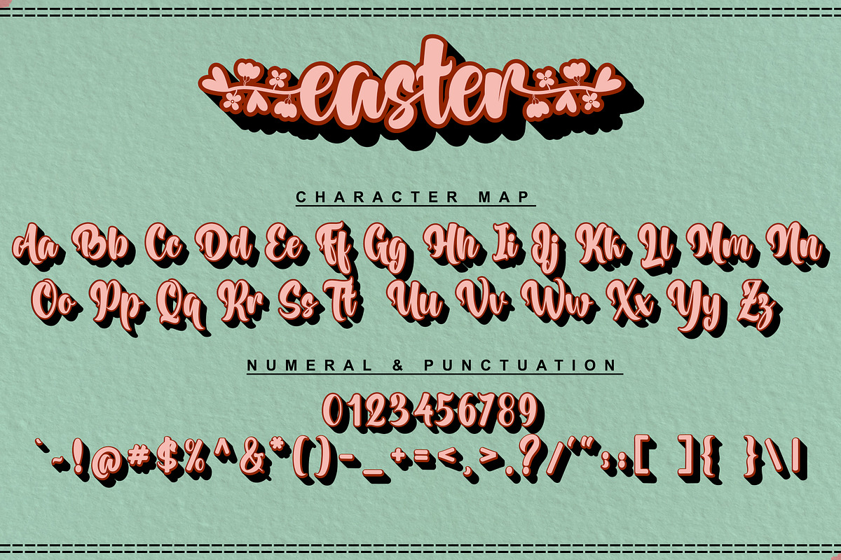 Easter | Handwritten Bold Font, a Handwritten Font by Aveni Letter Type (Photo 8 of 9)
