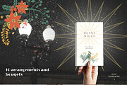 Classic Christmas. Clipart set, a Decorative Illustration by Dinkoobraz (Thumbnail 2 of 11)